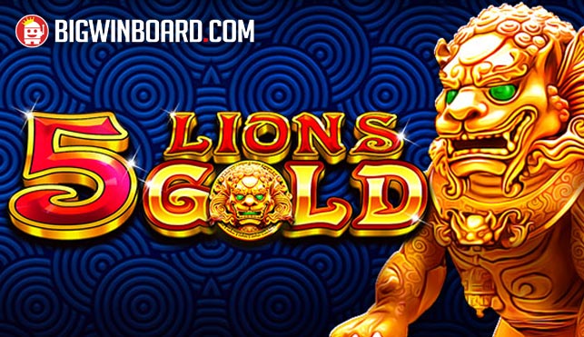 5 Lions Gold slot artwork