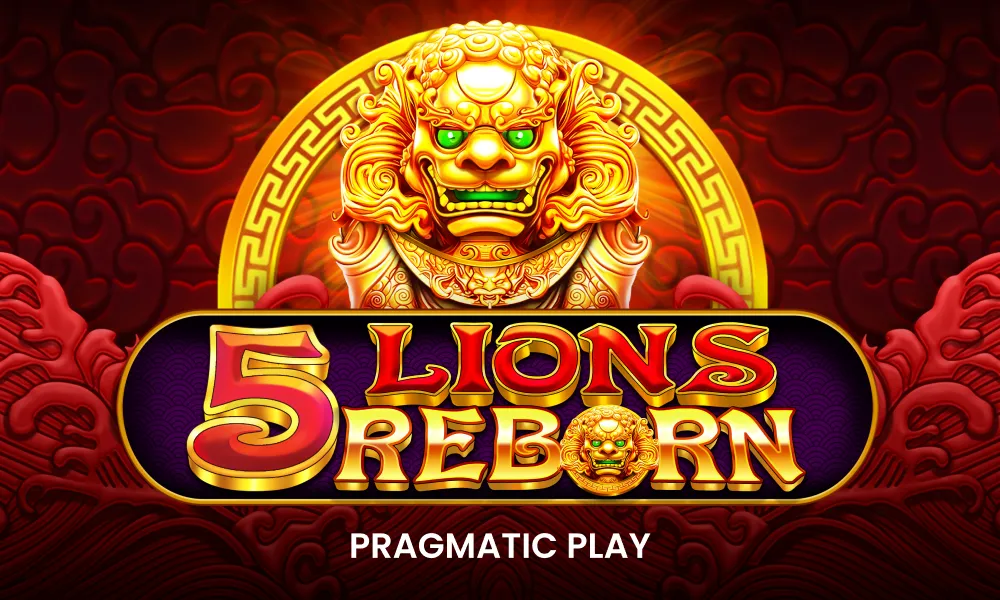 5 Lions Reborn slot artwork
