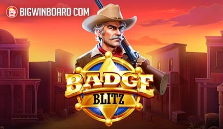 Badge Blitz slot artwork