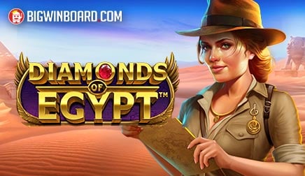 Diamonds of Egypt slot artwork