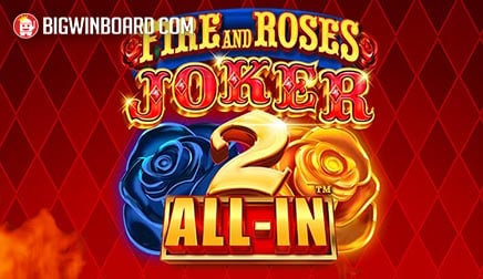 Fire and Roses Joker Diamonds slot artwork