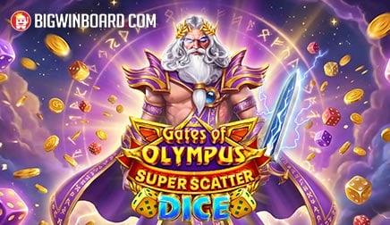 Gates of Olympus Super Scatter Dice slot artwork