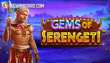 Gems of Serengeti slot artwork