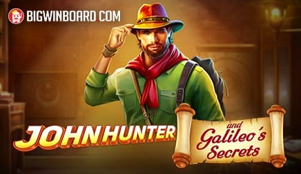 John Hunter and Galileo's Secrets slot artwork
