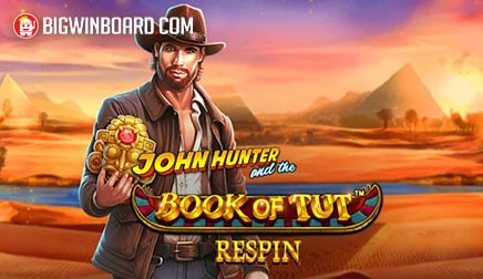 John Hunter and the Book of Tut Respin slot artwork