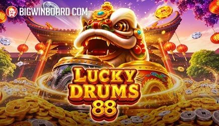 Lucky Drums 88 slot artwork
