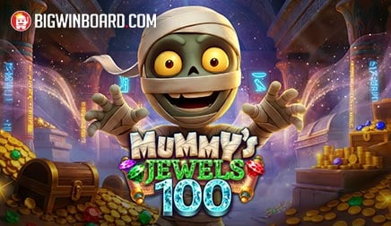 Mummy's Jewels 100 slot artwork