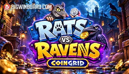 Rats vs Ravens Coin Grid slot artwork