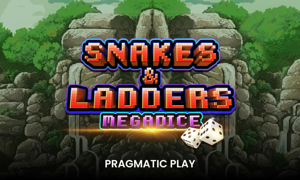 Snakes and Ladders Megadice slot artwork