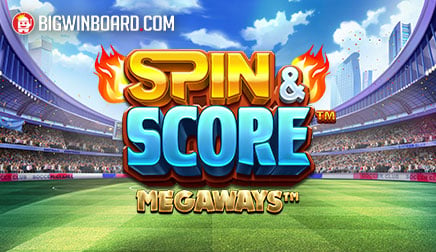 Spin & Score Megaways slot artwork