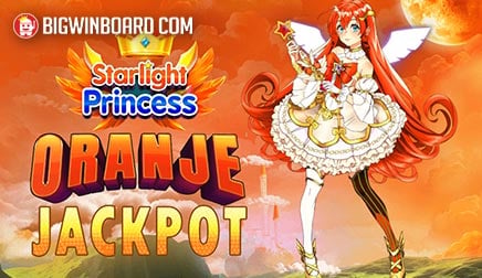 Starlight Princess Oranje Jackpot slot artwork