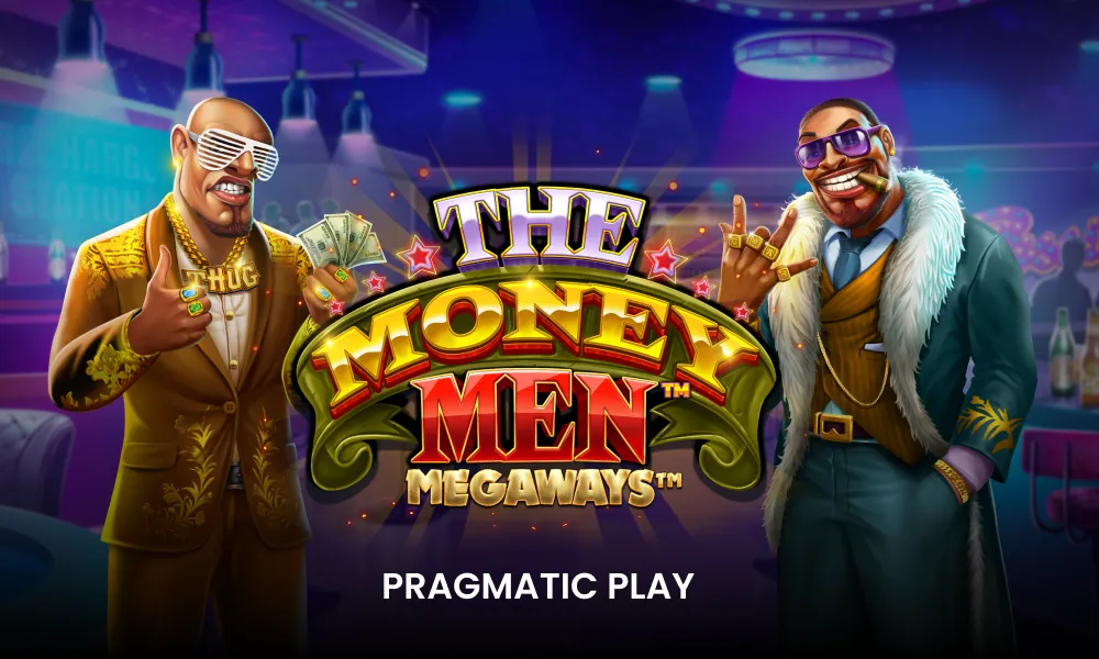 The Money Men Megaways slot artwork