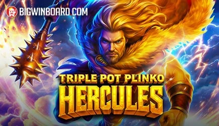 Triple Pot Plinko Hercules slot artwork