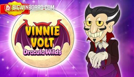 Vinnie Volt: Dracula Wilds slot artwork
